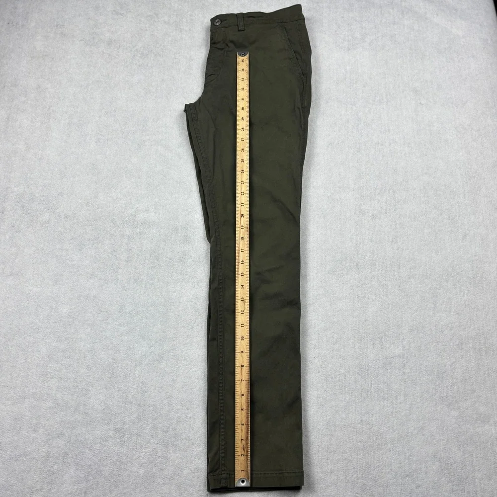 NN07 Pants Mens 31x32 Olive Green Marco 1400 Stretch Cotton Twill Chino Trousers